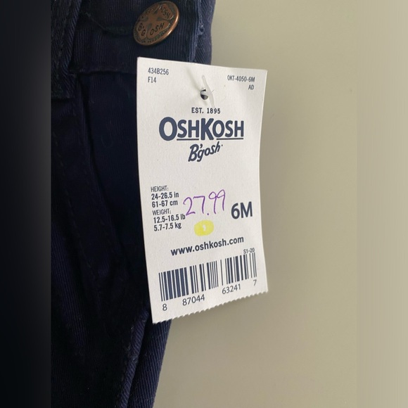 NWT OshKosh Bgosh Overalls - Picture 3 of 4